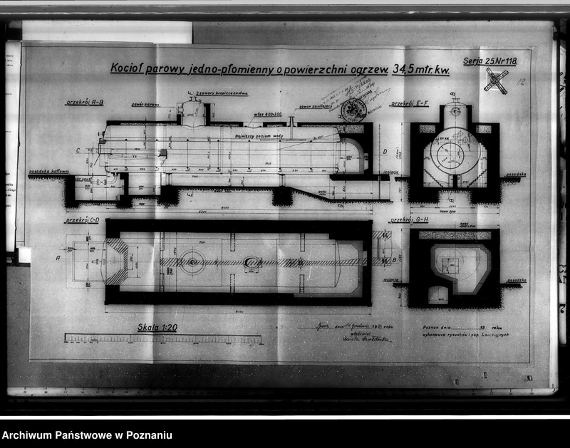 Obraz 16 z jednostki "Gorzelnia rolnicza w Buczu - hr. A. Szołdrskiej, pow. kościański nr woj. kotła 6609"