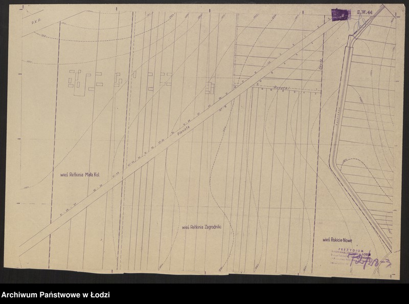 Obraz 3 z jednostki "Plan m. Łodzi 1: 2000. Sekcja SW 44"