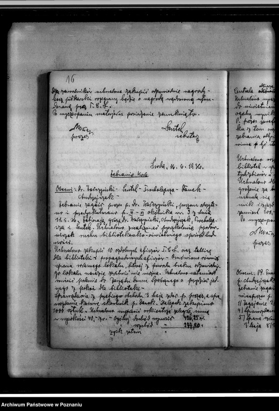 Obraz 20 z jednostki "Protokolarz zebrań walnych"