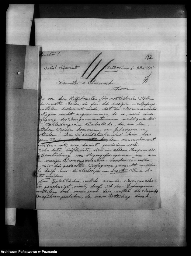 Obraz 16 z jednostki "Korespondencja różna osób przebywających na obczyźnie o pomoc materialną i prawną"