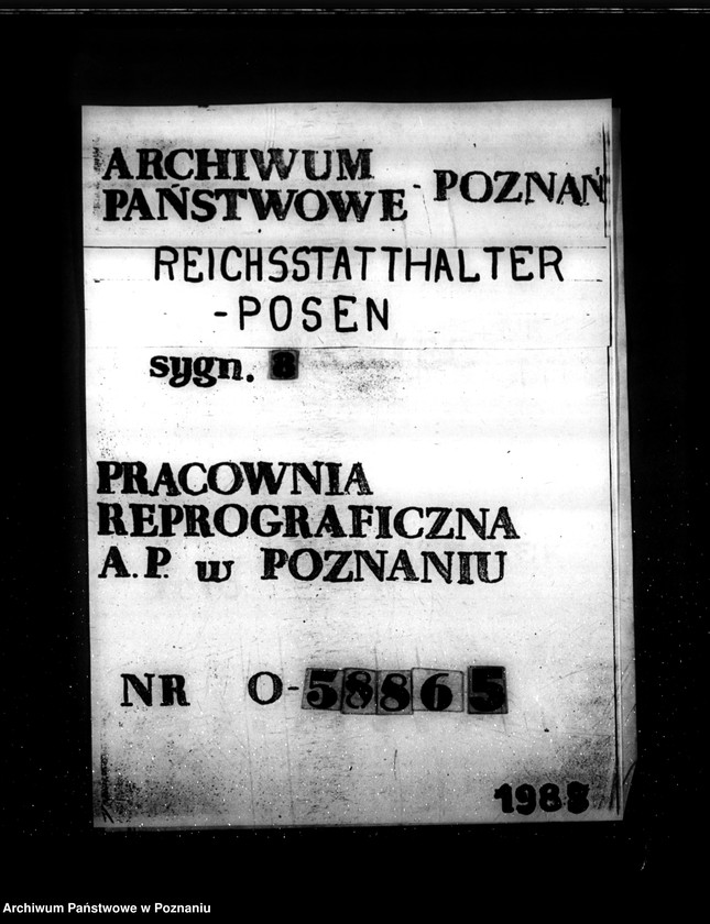 Obraz 1 z jednostki "Okólniki, rozporządzenia"