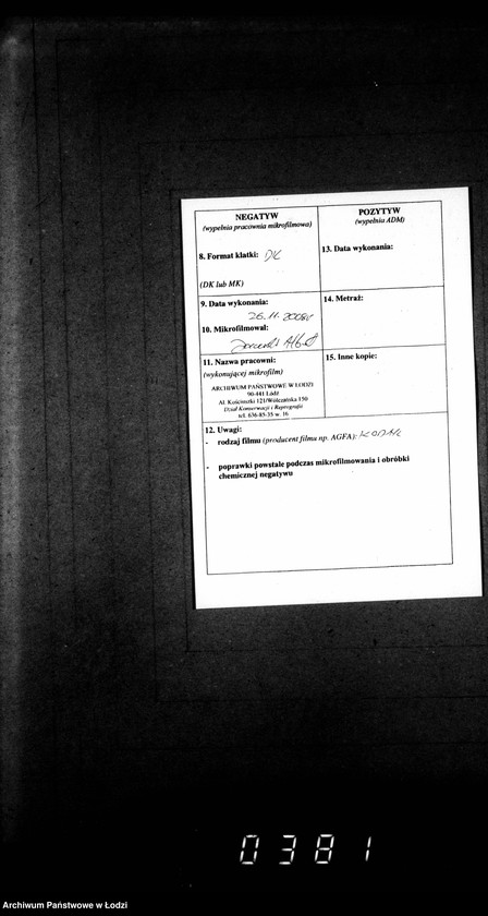 Obraz 3 z jednostki "Duplikat aktów urodzeń, małżeństw i zgonów"