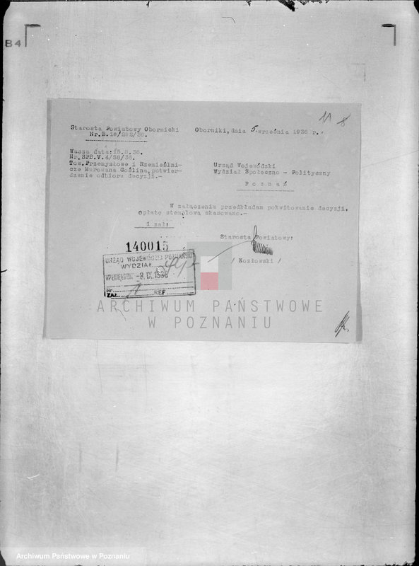 Obraz 15 z jednostki "/Towarzystwo Przemysłowe i Rzemieślnicze w Murowanej Goślinie"