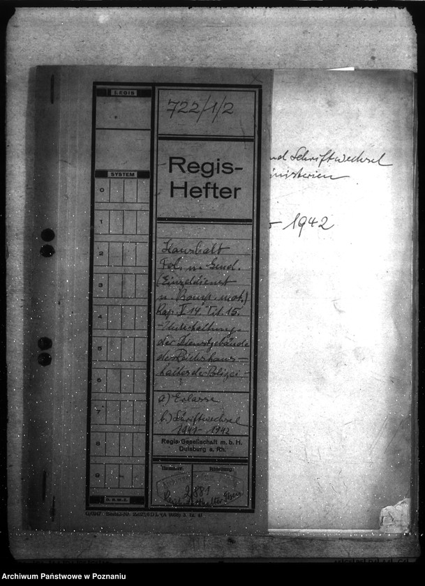 Obraz 4 z jednostki "Haushalt Polizei und Gendarmerie - Unterhaltung der Dienstgebäude des Reichshaushaltes der Polizei a) Erlasse, b) Schriftwechsel"