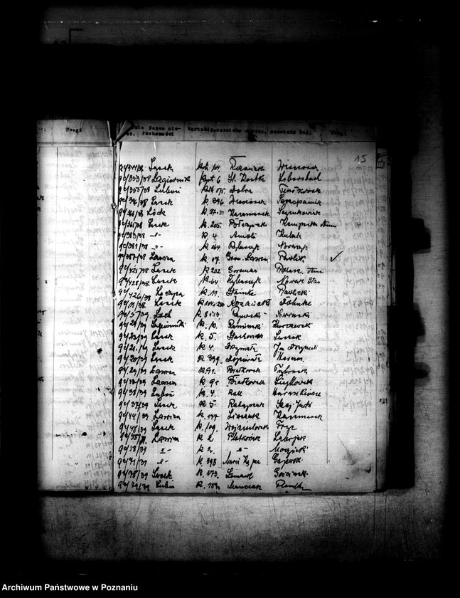 Obraz 19 z jednostki "Rejestr 12c Sprawy nieobciążone należnościami Skarbu Państwa"