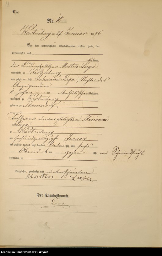 image.from.unit.number "Sterbe-Haupt-Register Nr 1 - 150"