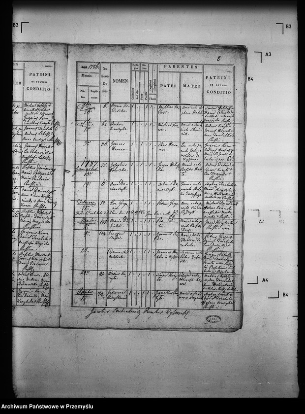 Obraz 12 z jednostki "[Kopie ksiąg metrykalnych parafii Wysowa z filią Blechnarka (dekanat Gorlice)]"