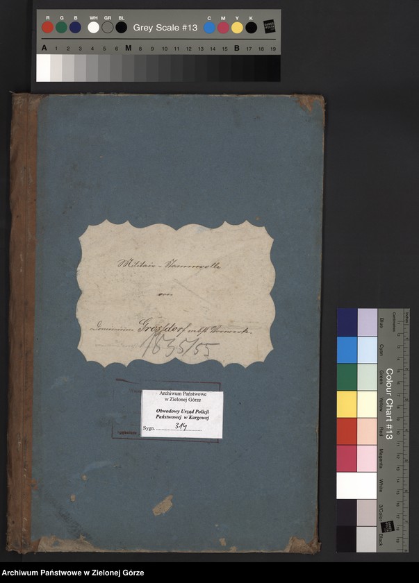 image.from.unit.number "Militair - Stammrolle von Dominium Großdorf nebst Vorwerke"