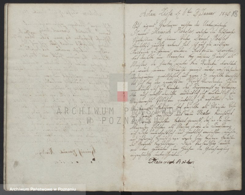 Obraz 17 z jednostki "[Protokolarz wyzwolin i przyjęć w naukę cechu szewców w Lesznie]"