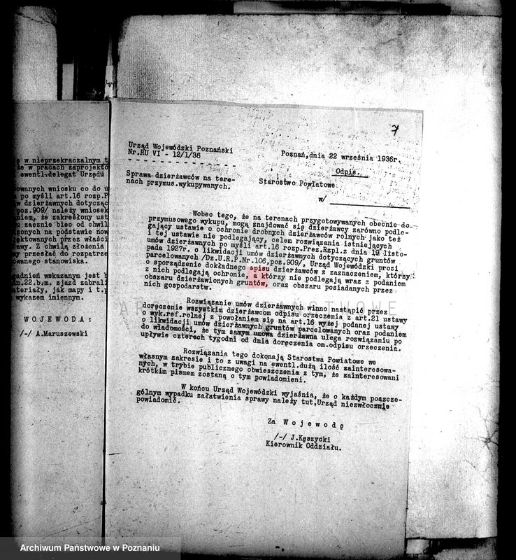 Obraz 11 z jednostki "Przymusowy wykup majątków: Stołężyn, Wapno, Panigródz i Rusiec powiatu wągrowieckiego i żnińskiego"