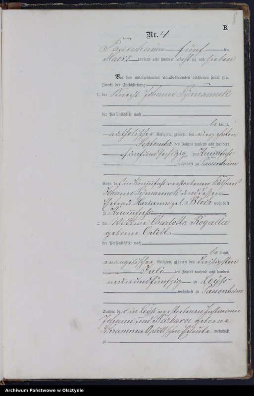 image.from.unit.number "Heiraths-Haupt-Register Nr 1 - 25"