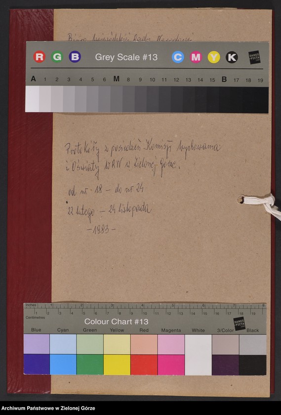 image.from.unit.number "Protokóły z posiedzeń Komisji Wychowania i Oświaty Wojewódzkiej Rady Narodowej w Zielonej Górze; Nr 18 - 24"