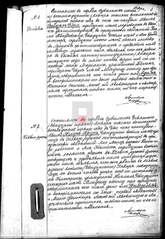 image.from.unit.number "Duplikat aktov graždanskago sostojanija Suvalskago Ev.-Augsb. prichoda o rodivšichsja, brakosočetavšichsja i umeršich za 1881 god"