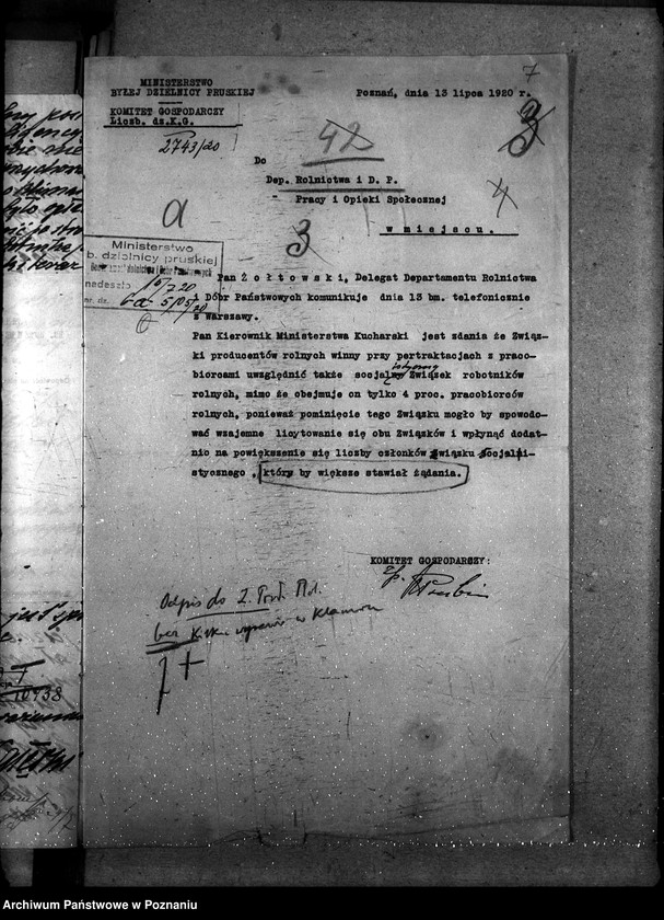 Obraz 11 z jednostki "Sprawy szczegółowo-administracyjne Kontrakty robotników rolnych stałych"