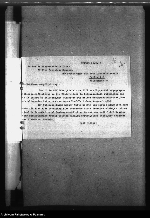 Obraz 20 z jednostki "Notdienstverpflichtung der Ärzte"