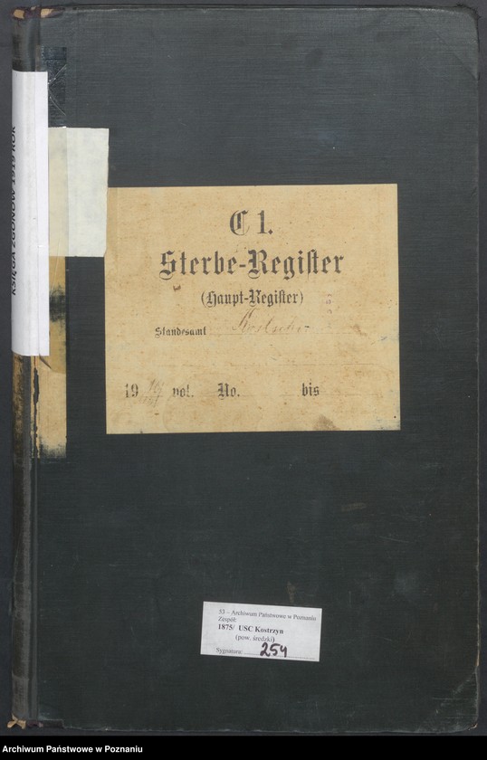 Obraz 2 z jednostki "Sterbe-Haupt-Register "