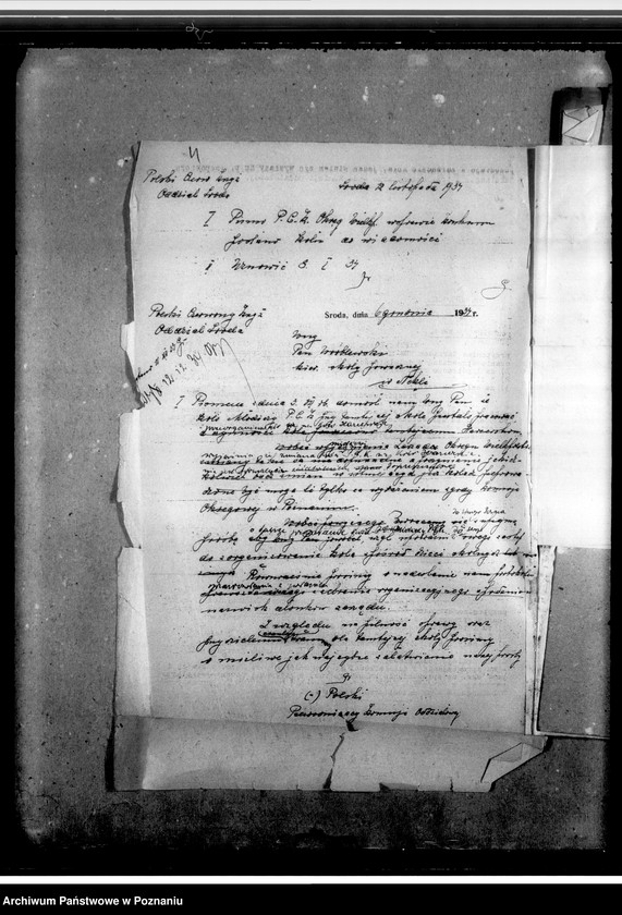 Obraz 8 z jednostki "Sprawozdania z działalności i korespondencja w sprawach organizacyjno-personalnych"