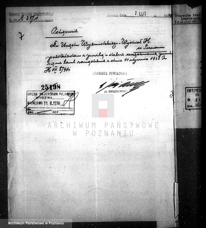 Obraz 12 z jednostki "Zatwierdzenie zakładu przemysłowego - kotłowni w maj. Pawłowice -A. Mielżyńskiego pow. leszczyński"