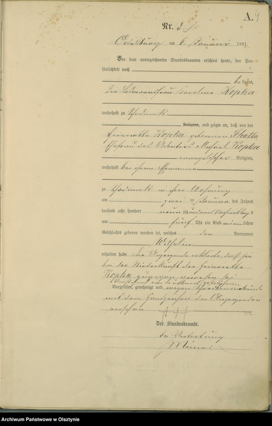 image.from.unit.number "Geburts-Haupt-Register Nr 1 - 99"