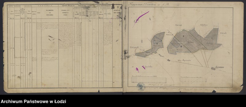 Obraz 5 z jednostki "Plany wsi Kruszyna i Dębowiec, pow. Radomsko"