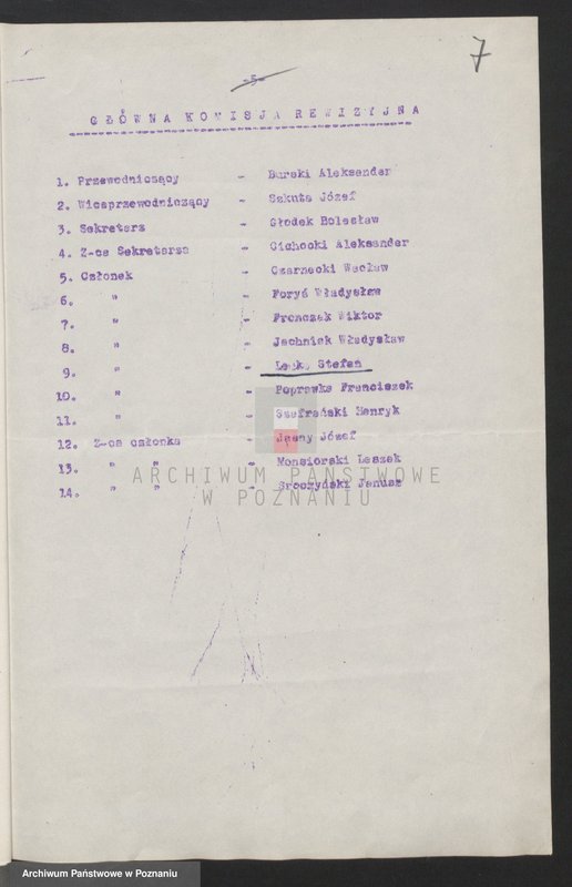 Obraz 18 z jednostki "Wykazy władz naczelnych Związku Bojowników o Wolność i Demokrację."