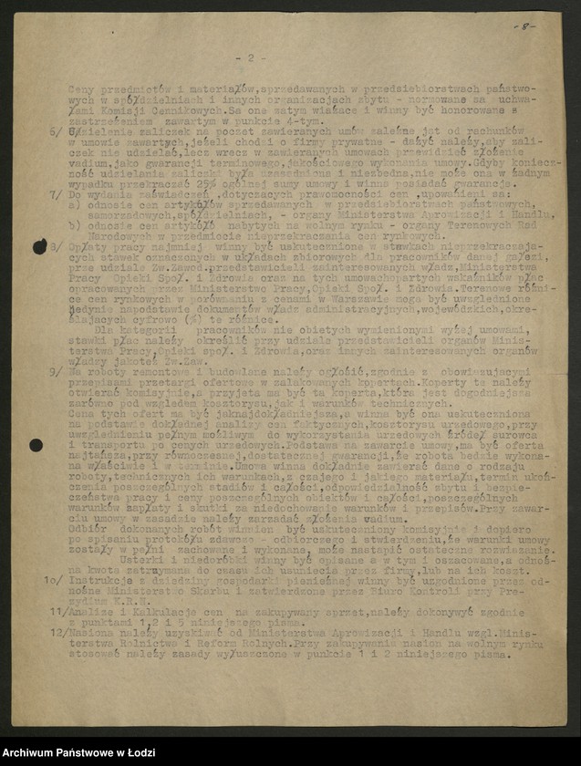 Obraz 9 z jednostki "Ministerstwo Przemysłu i Handlu; instrukcje i okólniki"