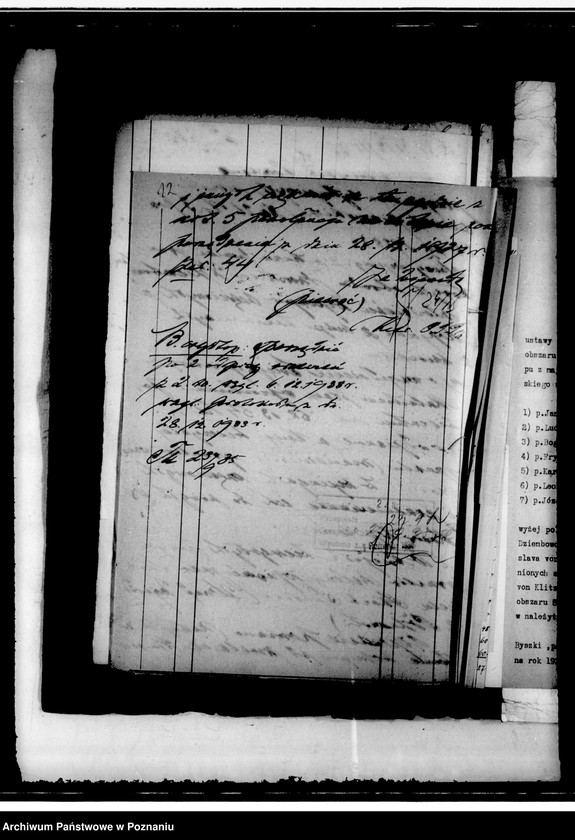 Obraz 15 z jednostki "Przewłaszczenie majątku Dziembowo, Byszki powiat chodzieski"