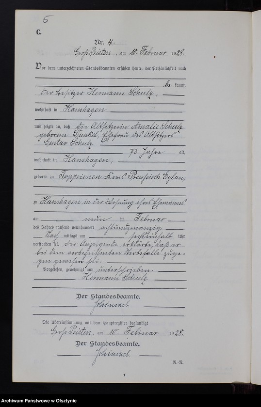 image.from.unit.number "Sterbe-Neben-Register Nr 1 - 22 [ Księga zgonów - wtóropis ]"