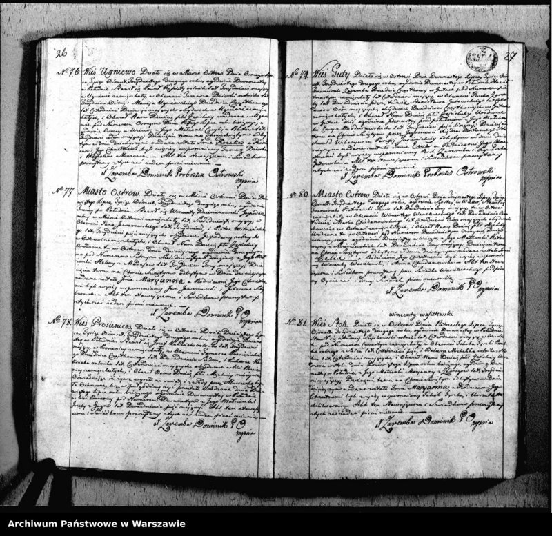 image.from.unit.number "Akta urodzeń, małżeństw i zgonów"