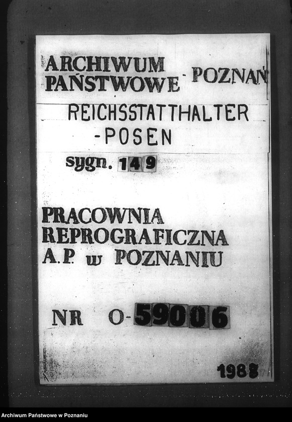 Obraz 1 z jednostki "Registratur Volkspflege"