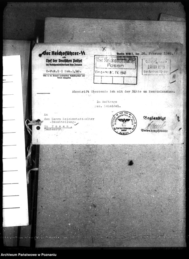 Obraz 5 z jednostki "Barackenlager Posen, Ordnungspolizei, Bulgarische Strasse"