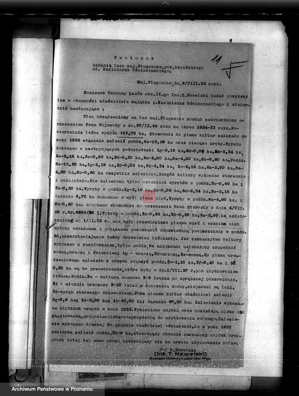 Obraz 15 z jednostki "Nadzór nad gospodarką w lasach majętności Plugawice powiat kępiński"