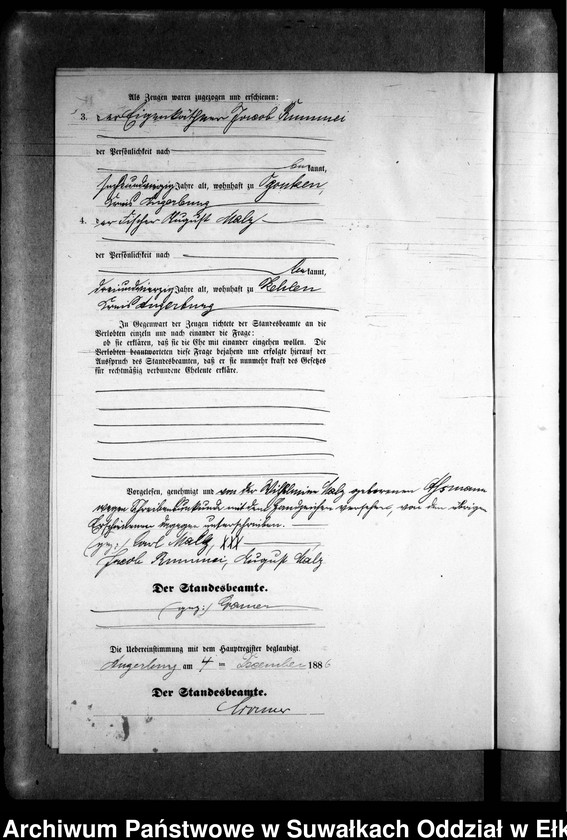 image.from.unit.number "Heiraths-Neben-Register des Preussischen Standes-Amtes Kehlen Kreis Angerburg"