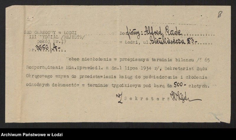 Obraz 10 z jednostki "Alfred Ende - przedstawicielstwo firm krajowych i zagranicznych"