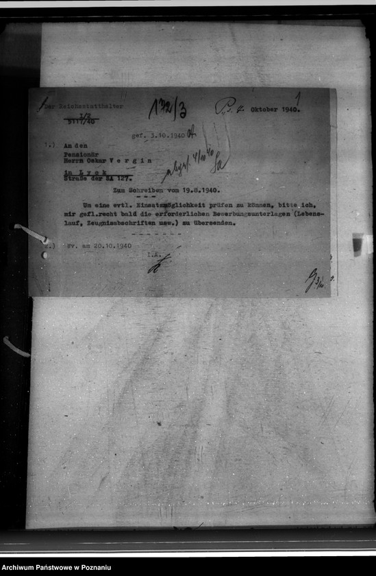 Obraz 5 z jednostki "Bewerbungen um Kinsatz im staatlichen und kommunalen Dienst"