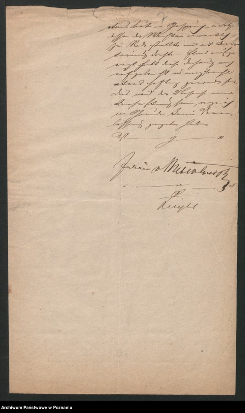 Obraz 10 z jednostki "A. betr. Julian von Niesiołowski"