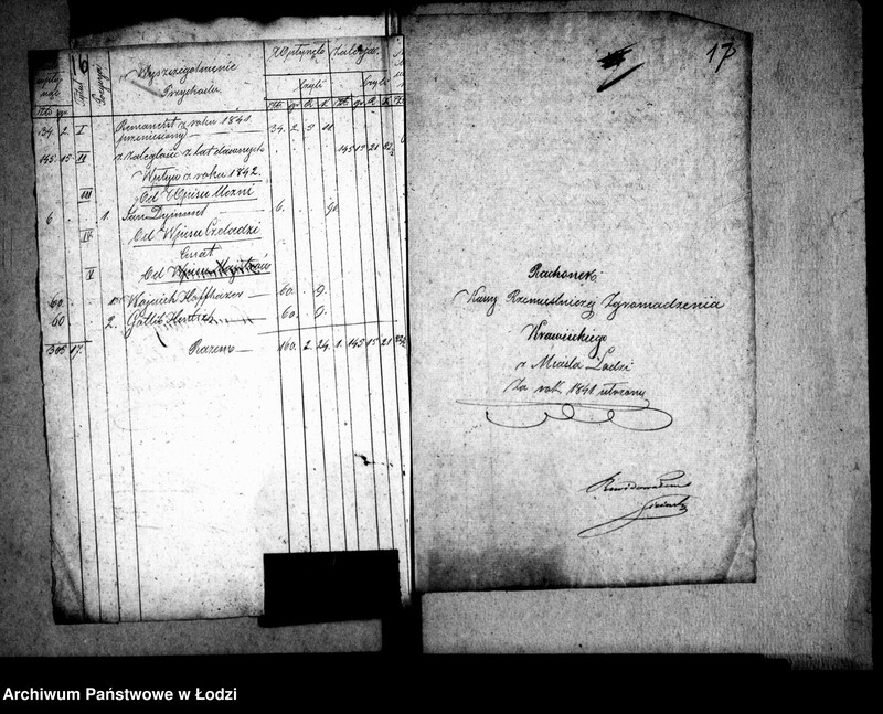 Obraz 20 z jednostki "Dowody usprawiedliwiające i rachunek skrzynki cechu krawieckiego"