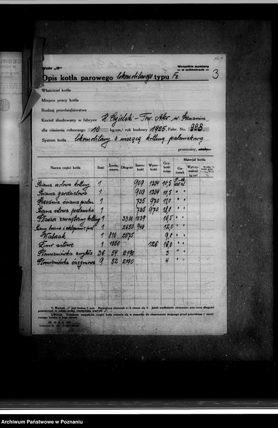 Obraz 7 z jednostki "Majętności Gościeszyn powiat wolsztyński nr woj. kotła 6200"