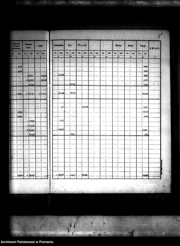 Obraz 10 z jednostki "Rejestr pomiarowy wsi Ruda Komorska powiatu konińskiego /prace scaleniowe/"