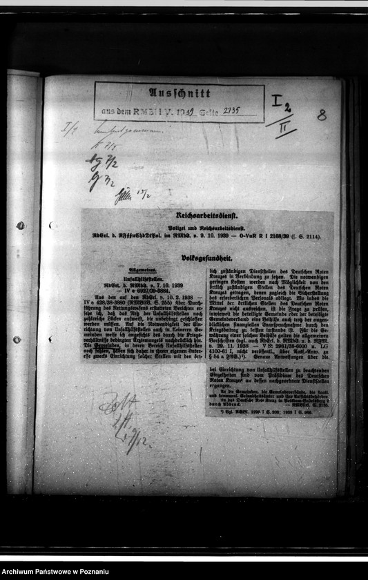 Obraz 12 z jednostki "Runderlasse des Reichsministeriums des Innern"