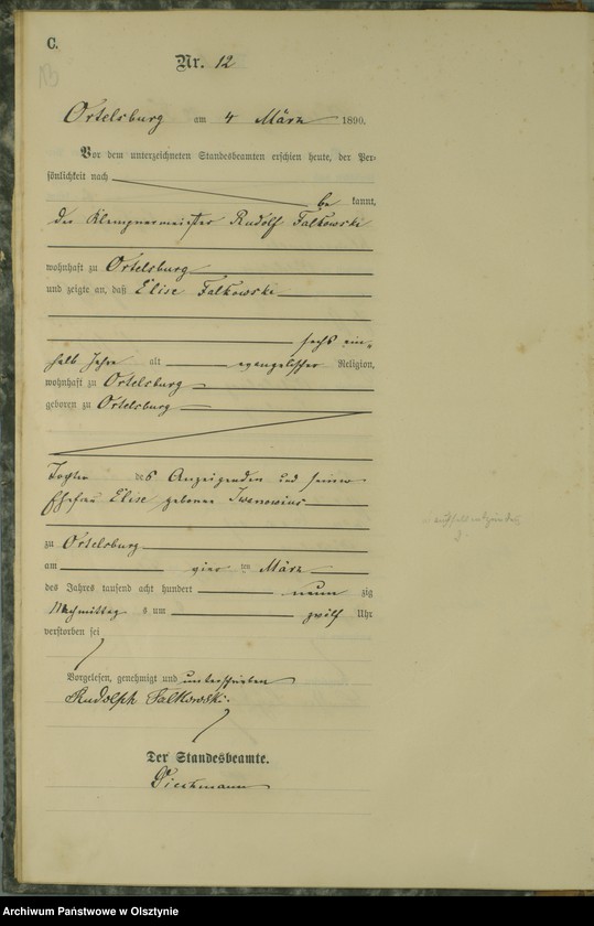 image.from.unit.number "Sterbe-Haupt-Register Nr 1 - 90"