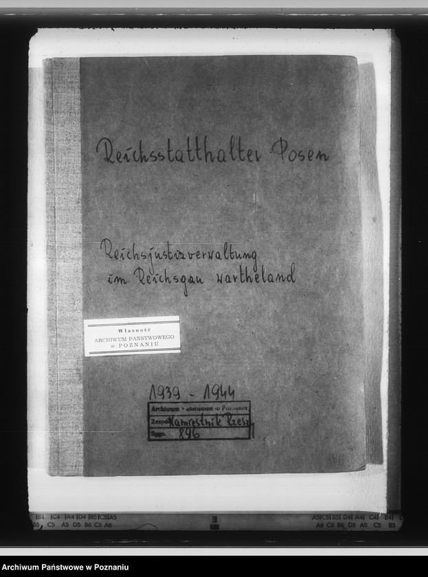 Obraz 4 z jednostki "Reichsjustizverwaltung im Reichsgau Wartheland"