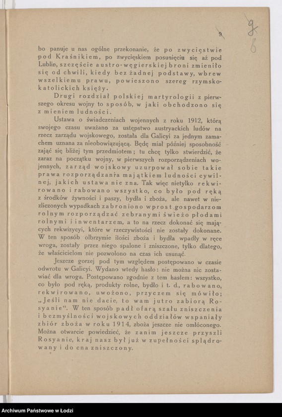 Obraz 8 z jednostki "[Broszura zawierająca treść wystąpienia posła Władysława Długosza]"