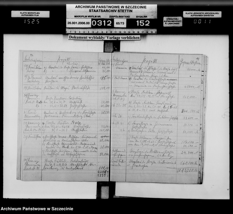 Obraz 11 z jednostki "Arbeitsbeschaffungsprogramm - Strassenausbau, vol. I gen."