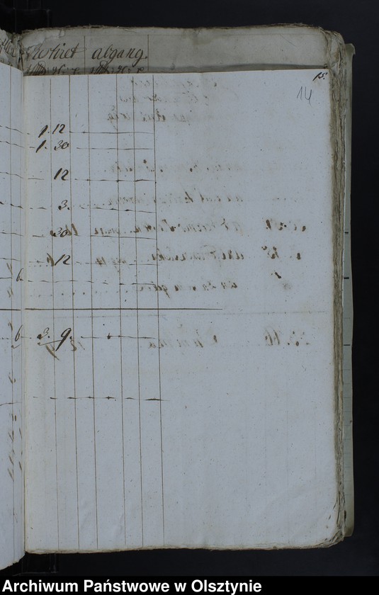 image.from.unit.number "Jahr Kirchen Rechnung der Waltersdorfschen Kirche aller Einnahme und Ausgabe wie auch Bau-Rechnung"