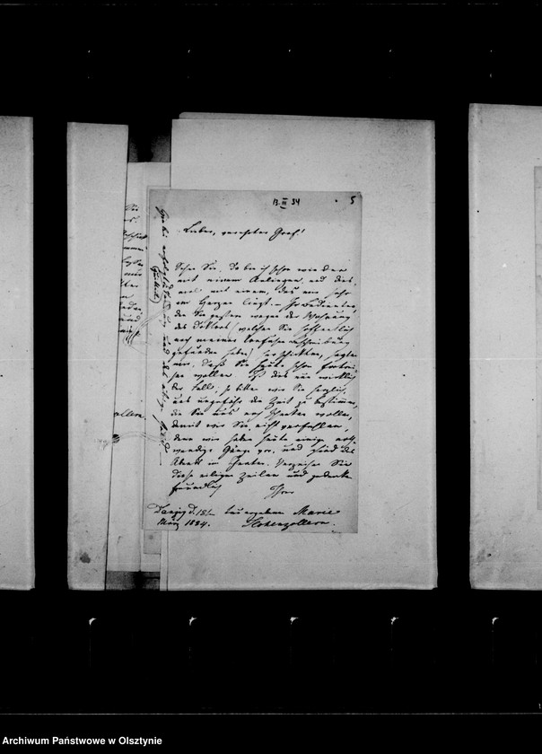 image.from.unit.number "/Marie Hohenzollern aus Danzig an Karl Fr. Gf. V. Lehndorff/"