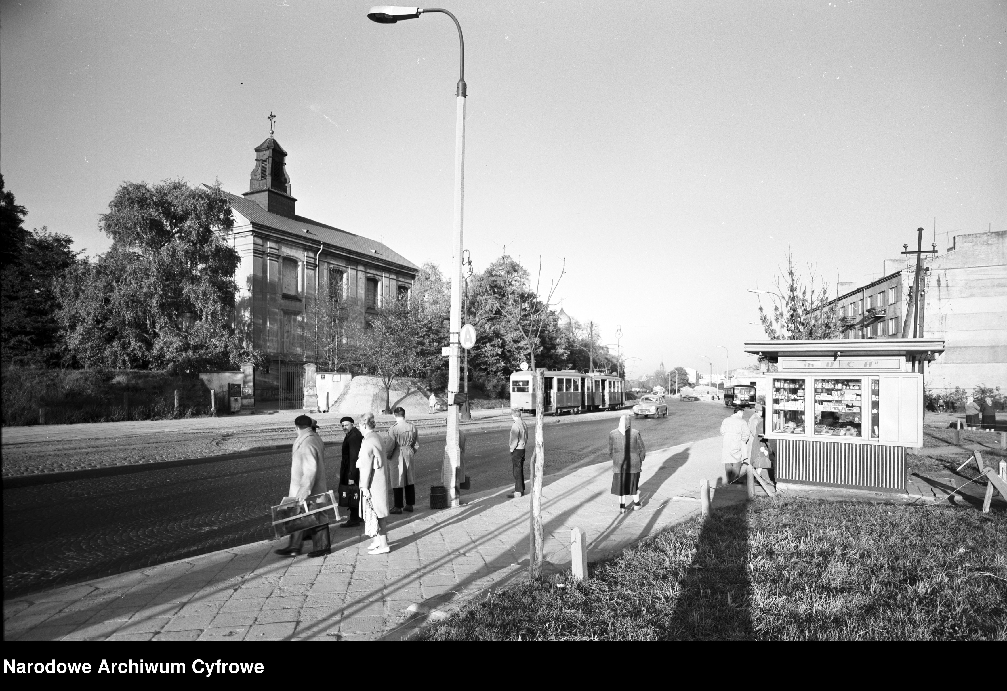 Skan z jednostki: Ulica Wolska w Warszawie