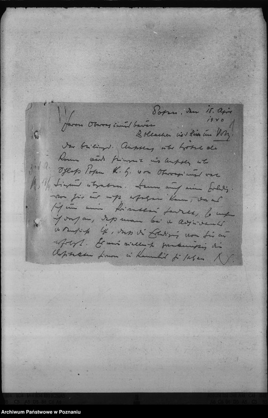 Obraz 5 z jednostki "Umbauten des Hotels de Rome in Posen, des Deutschen Schlosses, des Erholungsheimes der Reichsstatthalterei in Strohfelde, der Gauhalle und des Gauhotels"