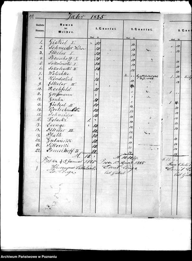 Obraz 15 z jednostki "Kassenbuch der Innung des Böttchergewerks."