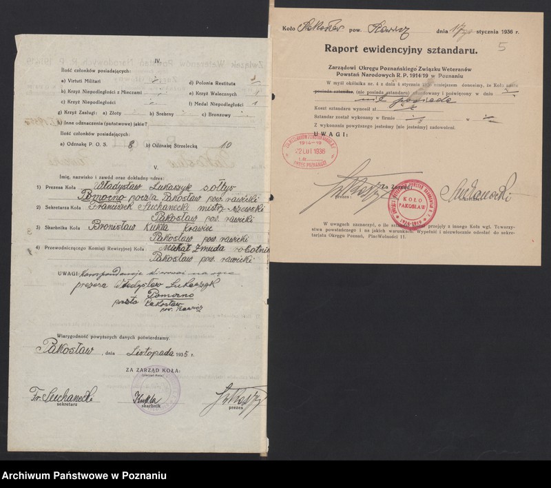 Obraz 8 z jednostki "Pakosław, powiat Rawicz - akta koła."